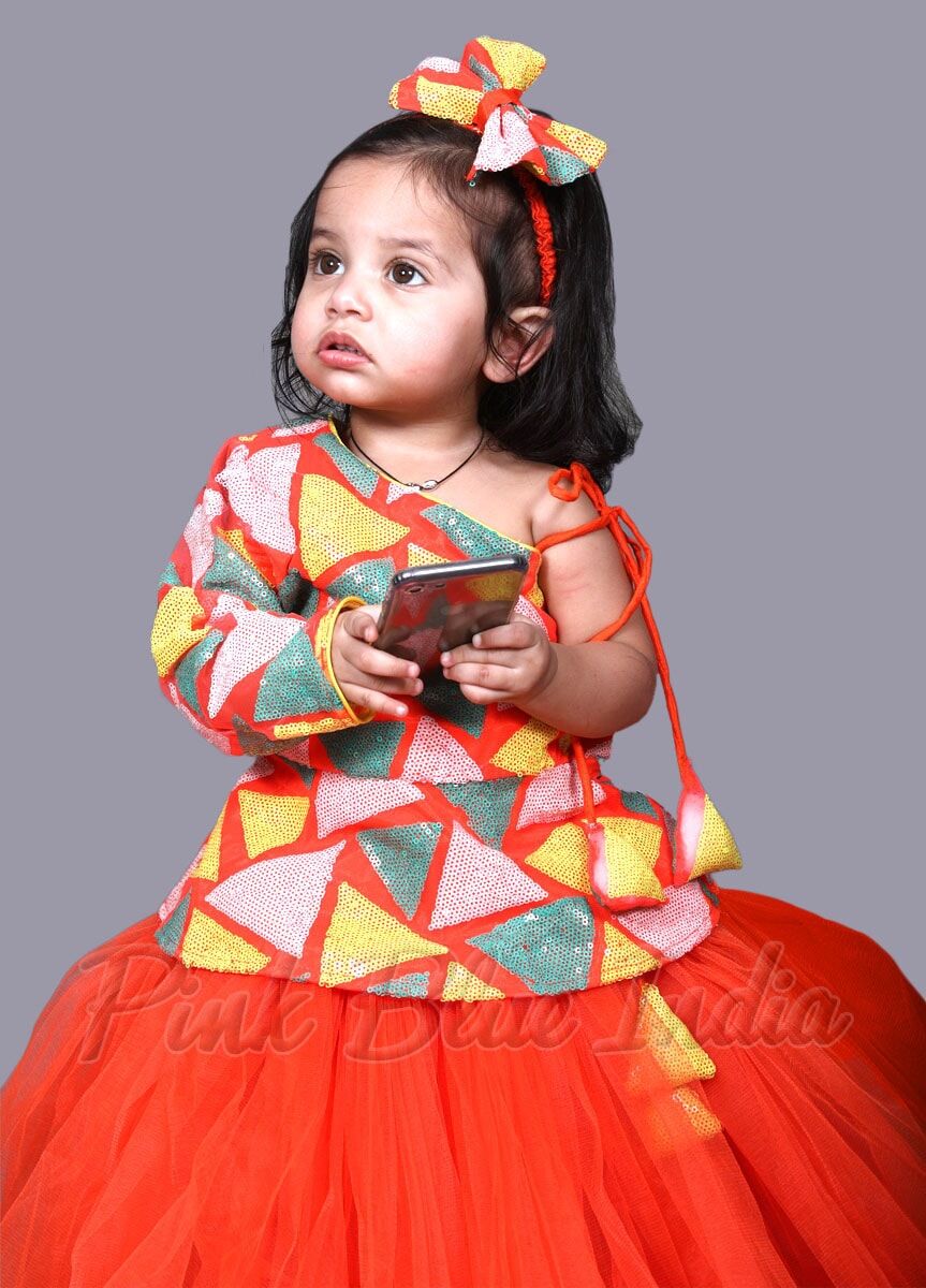 Ghagra choli for 2 year old hotsell